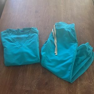 Figs Teal Scrubs